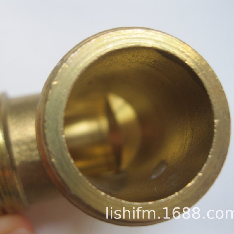 黄铜弯头外丝90度弯头双外牙弯头弯节接头2分4分6分DN15直接弯头