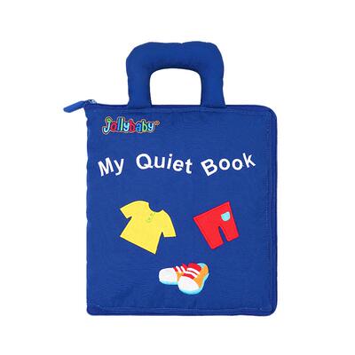 jollybaby安静布书婴儿撕不烂可啃咬宝宝手撕撕书早教益智玩具
