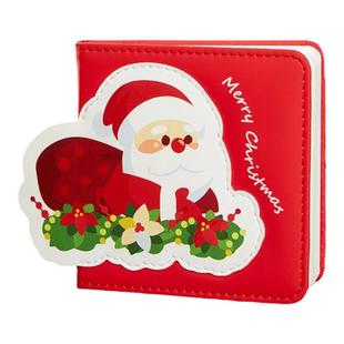 2026新款圣诞主题笔记本子高颜值小本子记事本手帐本读书学习摘抄日记本圣诞礼物文具小礼品日记本定制本子