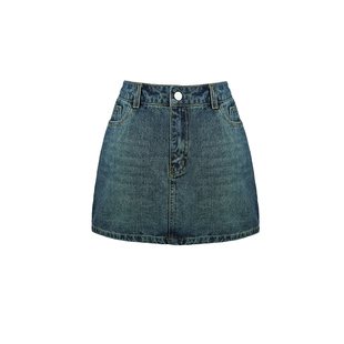 COOLLINE林子熙 王炸单品b入 夏日百搭神器美式显瘦牛仔半身裙女