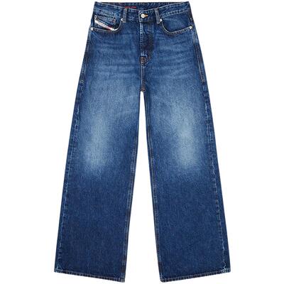 DIESEL女士25早秋阔腿牛仔裤