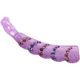 亚克力发夹扣复古简约优雅扎马尾发夹带齿防滑马尾扣香蕉夹发饰