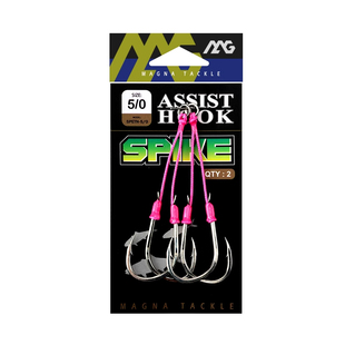 MAG 加长线铁板钩快抽铁板钩慢摇钩马鲛章红铁板钩长铁板鱼钩