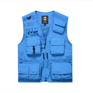 工装马甲定制印字logo男女工作服多颜色多口袋摄影钓鱼坎肩背心