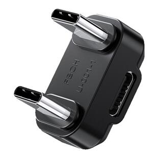 U型转接头适配罗德大疆猛犸苹果15 16转接头无线领夹麦克风接收器安卓TYPEC边冲边用直播收音OTG连接线