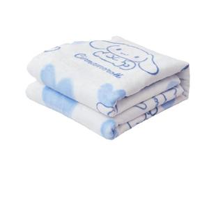 水星家纺A类抗菌毛毯盖毯儿童卡通午睡毯空调毯可水洗毯子床品