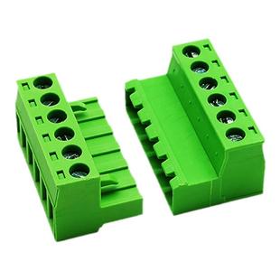 免焊对接2EDG 5.08mm 对插式2EDGRK5.08 插拔绿色接线端子2p-24p