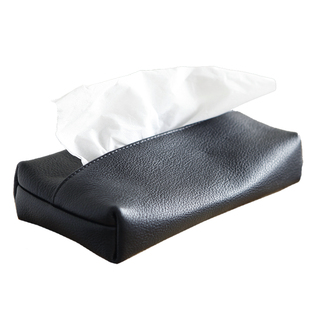 山叩sainkho真皮汽车抽纸盒牛皮质车载纸巾盒收纳套餐厅用创意薄