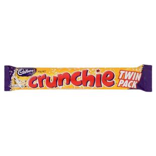 澳代购直邮Cadbury吉百利Crunchie克朗奇蜂巢涂层巧克力双条装80g