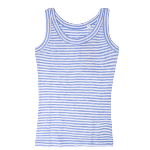 美利奴羊毛背心女士条纹打底内搭户外运动速干纯色内衣可外穿L03