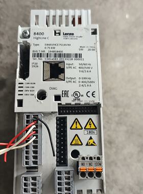 询价-伦茨8400变频器E84AVHCE7514VX0，0.75k
