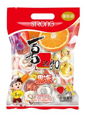 喜之郎水果味果冻925g儿童休闲解馋零食品小吃送礼物喜糖伴手礼