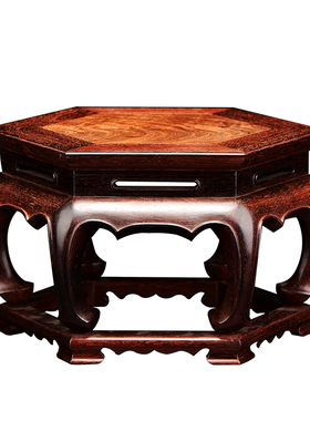 贡匠印度面板红木小底座黄花梨