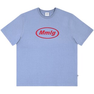 87mm_Mmlg春夏新款经典logo明星同款短袖宽松休闲字母T恤情侣装男