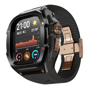 适用ULTRA2苹果手表改装壳一体不锈钢理查德Apple WatchUltra表带