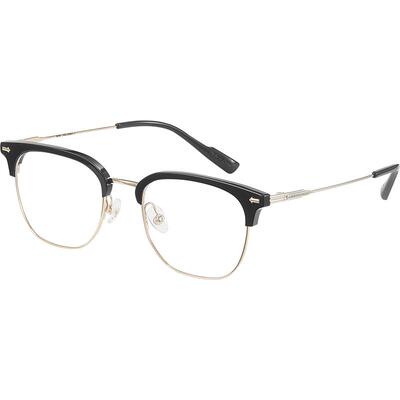 木九十钛合金新款商务半框眼镜