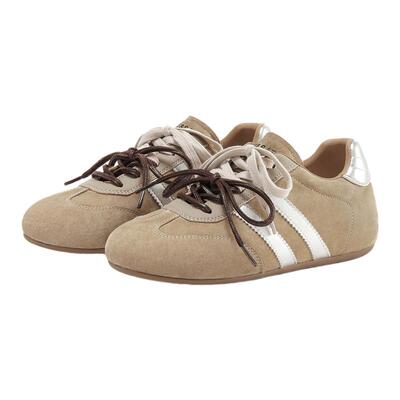 星期六复古增高厚底休闲德训鞋女