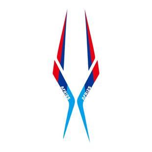 适用于豪爵AFR125贴纸拉花踏板摩托车贴花灯眉贴画防水车贴装饰