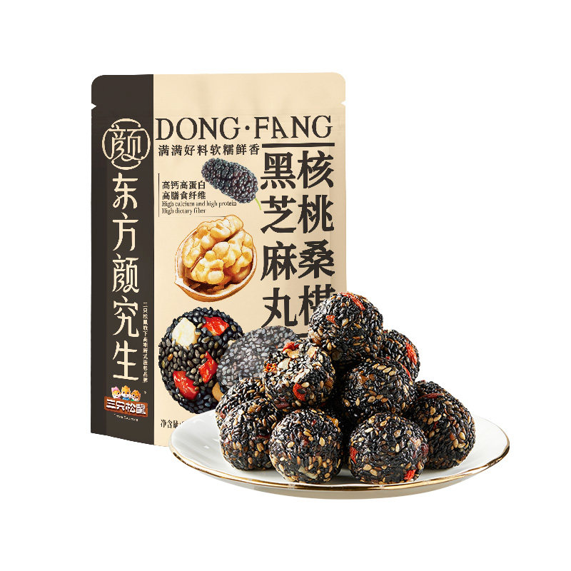 东方颜究生核桃桑椹黑芝麻丸250g