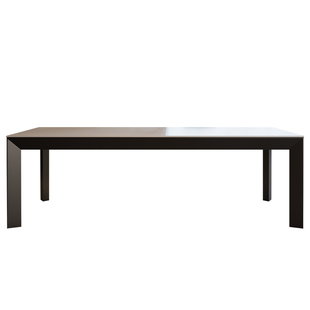 德利丰岩板餐桌大尺寸长方形别墅大户型家用写字台书桌拉米娜定制