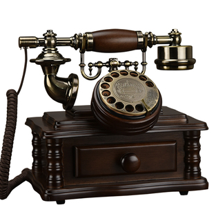 蒂雅菲欧式复古美式时尚创意家用古董固定电话机老式办公室座机