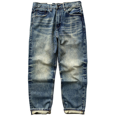 14盎司重磅红边赤耳丹宁牛仔裤男