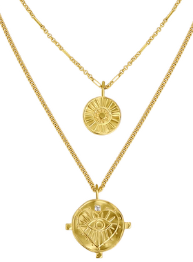 小众高级感复古项链毛衣链