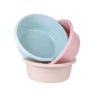 茶花脸盆家用大号塑料洗衣盆洗衣服专用盆特大加厚宿舍盆子洗脚盆