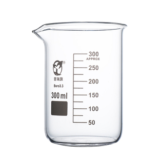 玻璃烧杯实验器材耐高温耐热带刻度实验室大小低型高型烧杯50/100/150/250/500/1000/2000/3000/5000ml化学