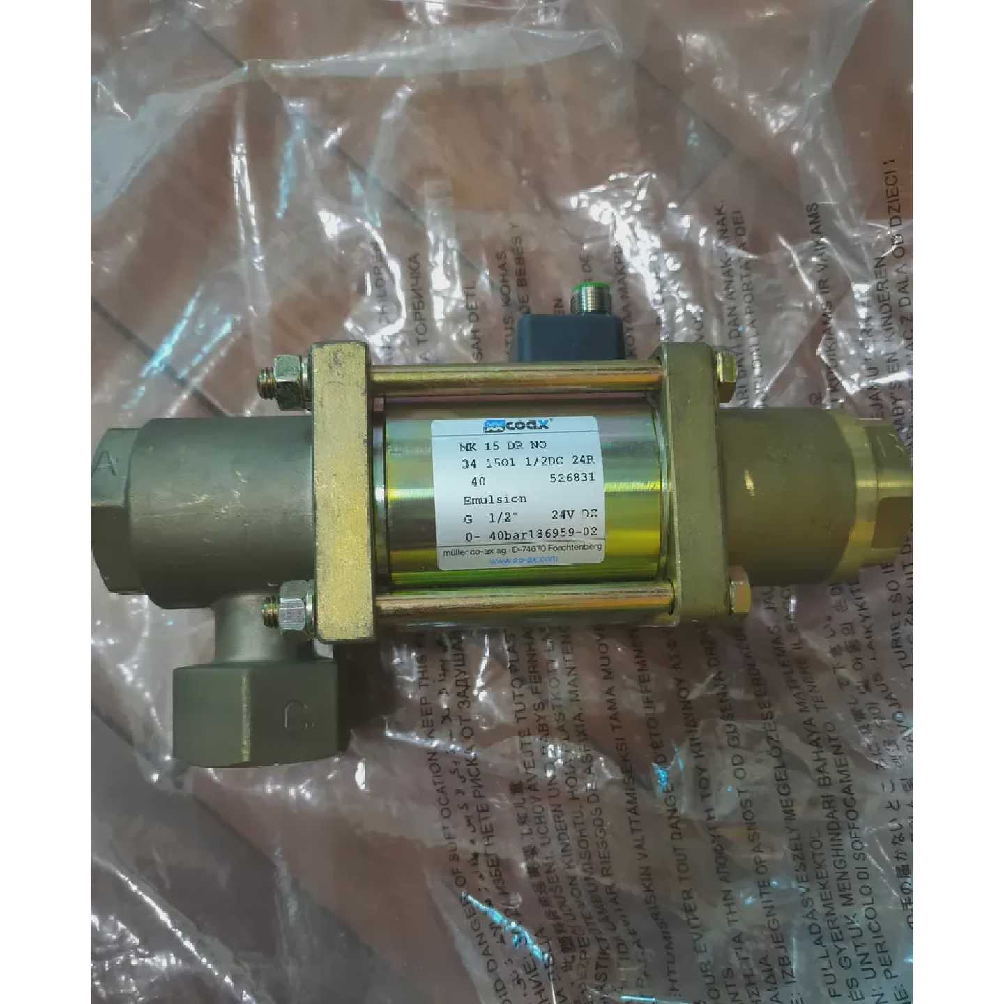 德国考克斯COAX电磁阀 MK15DRNO订货号526831