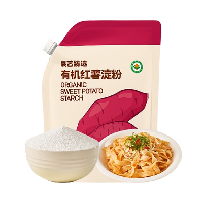 展艺有机红薯淀粉防潮粉质细腻