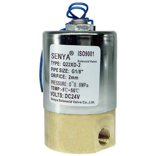 气动先导头Q23XD二位三通Q22XD-2L二位二通24V先导式电磁阀220伏