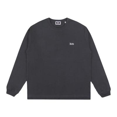 KITH长袖美潮情侣款刺绣logo