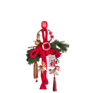 中国结挂件新年装饰门挂春节气氛马年挂饰棉线成品婚房布置墙挂