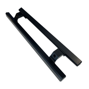 有框玻璃门把手铝合金玻璃门拉手大门把手包厢木门把手扶黑色拉丝