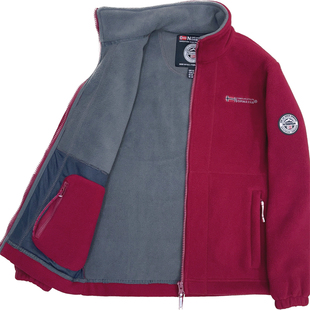 挪威男士秋冬款抓绒衣双面摇粒绒外套休闲商务户外大码男女款夹克