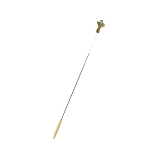 meowcard 摄影师专用CFA比赛级逗猫棒羽毛猫玩具铃铛飞虫仿生飞蝶