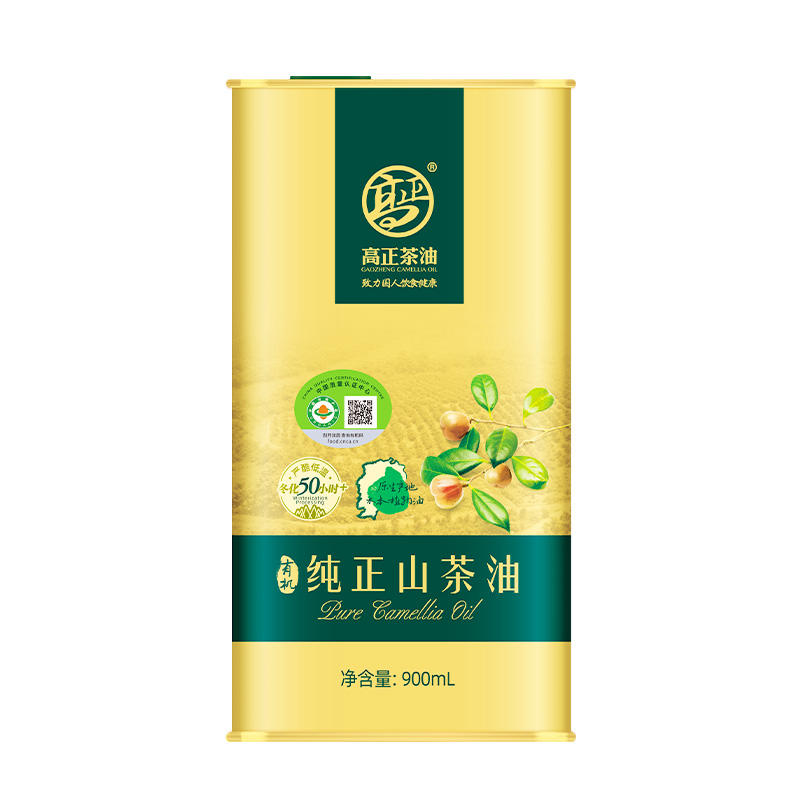 木森严选多国有机山茶油高正家用炒菜凉拌冷榨食用茶籽油900ml