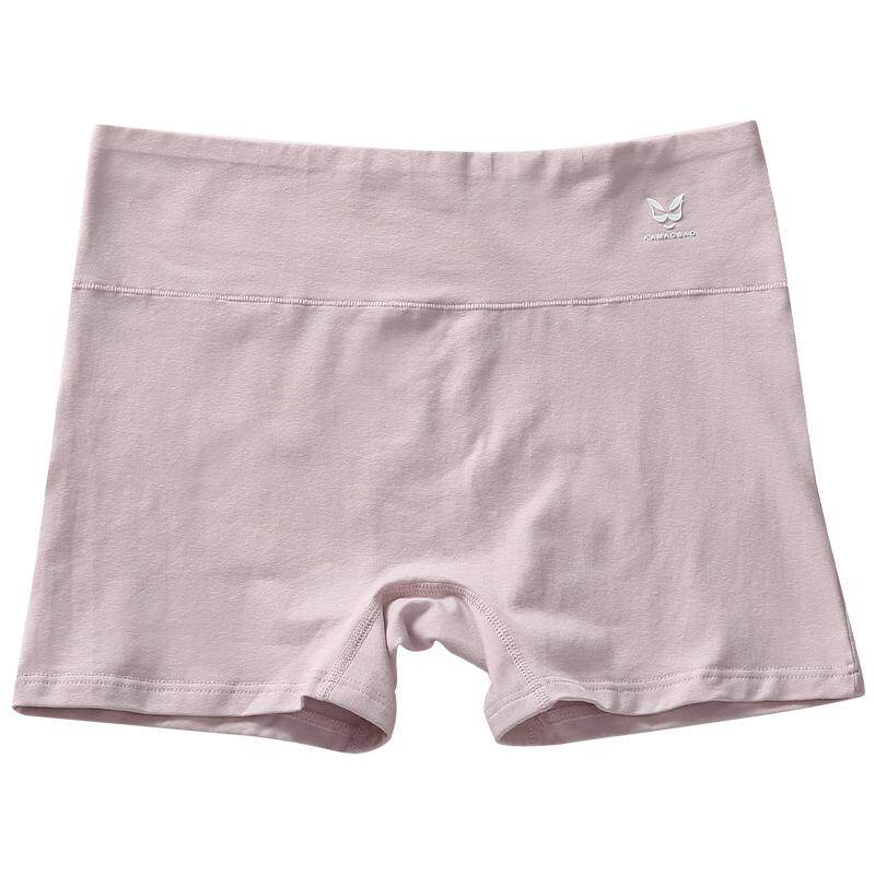 女士高腰纯棉大码抗菌平角内裤夏