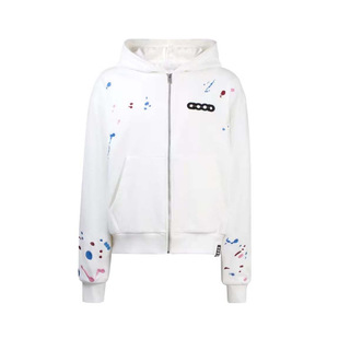 GOODBRAND秋冬刺绣珍珠标语轻奢高级连帽good卫衣外套男女情侣款