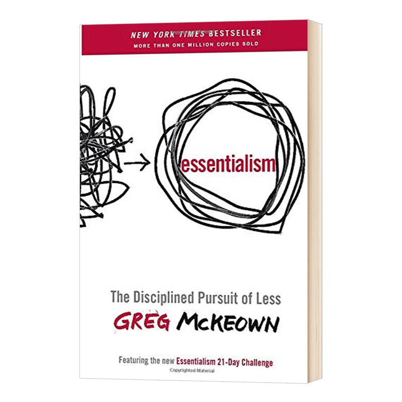 英文原版 Essentialism 精要主义 如何应对拥挤不堪的工作和生活 格雷戈·麦吉沃恩 英文版 进口原版英语书籍