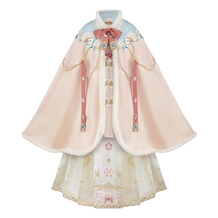 十三余童装[牡丹亭梦]国风汉服女童马面裙套装演出服秋装款