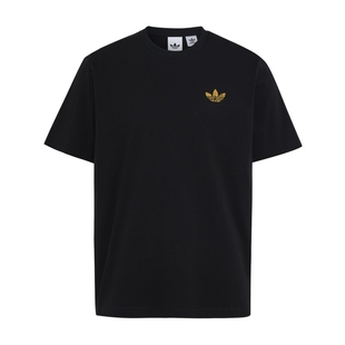纯棉潮流百搭休闲运动短袖T恤男装adidas阿迪达斯三叶草