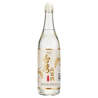 紫瓷坊台湾高粱酒52度浓香型白酒纯粮食酒500ml*6瓶整箱装泡药酒
