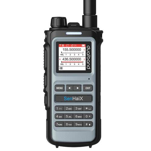 森海克斯8600 Pro手持对讲机双频段户外民用手台8W一键对频Type-C