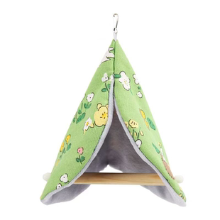 鹦鹉鸟窝保暖窝秋冬保暖鸟屋秋千玩具悬挂窝毛绒站立防护鸟类用品