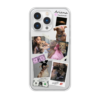 Kristem原创设计ArianaGrandeA妹Toulouse土豆丝适用于苹果i16proi17promax华为透明硅胶手机壳防摔防尘