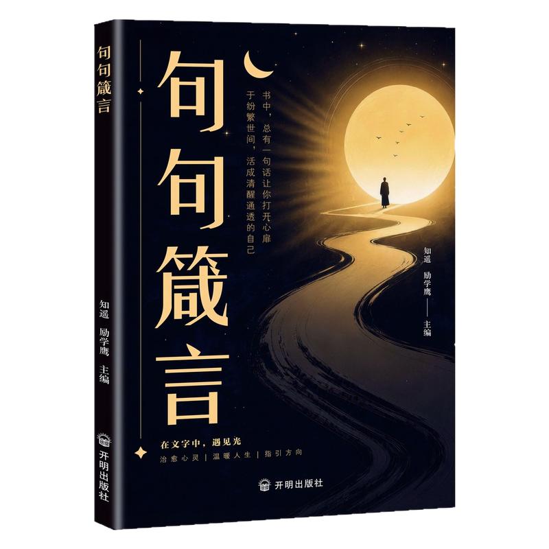 句句箴言人生智慧感悟语录书籍提升认知清醒活出自洽治愈心灵安顿自我缓解焦虑开导人生智慧枕边书成年人修身修心励志散文哲学美文