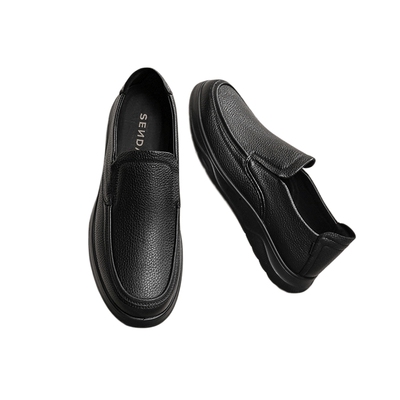 男款休闲皮鞋森达休闲