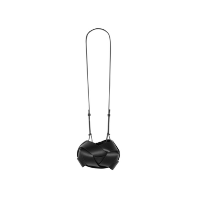 JNBY江南布衣PU革编织小包